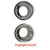 Foglight Cover for Nissan Frontier Navara D40 2005-2015 Chrome Silver Front Fog Light Cover Decorative Sticker Accessories