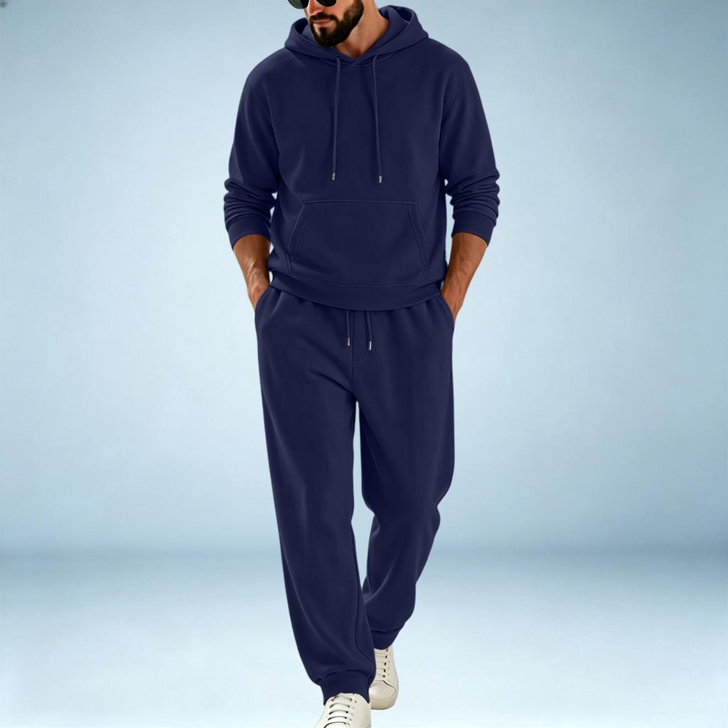 Herren Pullover Hoodie Sweatshirt Sportliches Set für Training und Freizeit