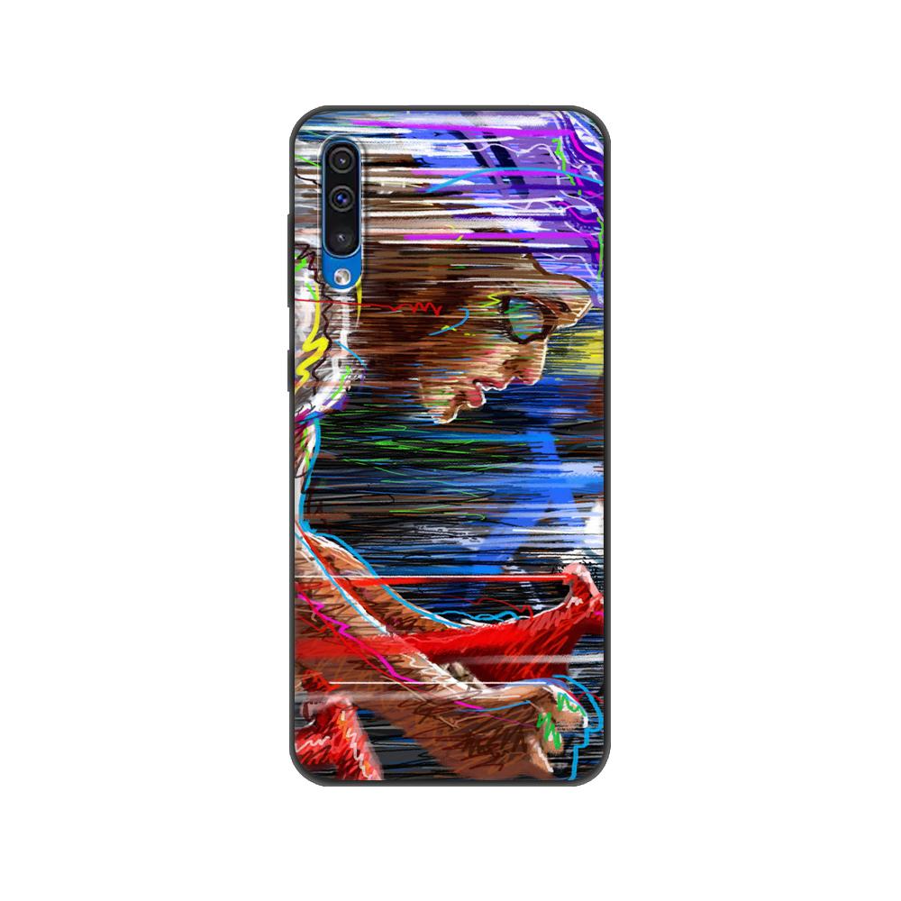 Black Tpu Case For Samsung Galaxy A50 50S A30S A10 A01 A11 A21S A31 A41 A51 A71 M21 M30S S10 LITE Cover BIKE CYCLING Art
