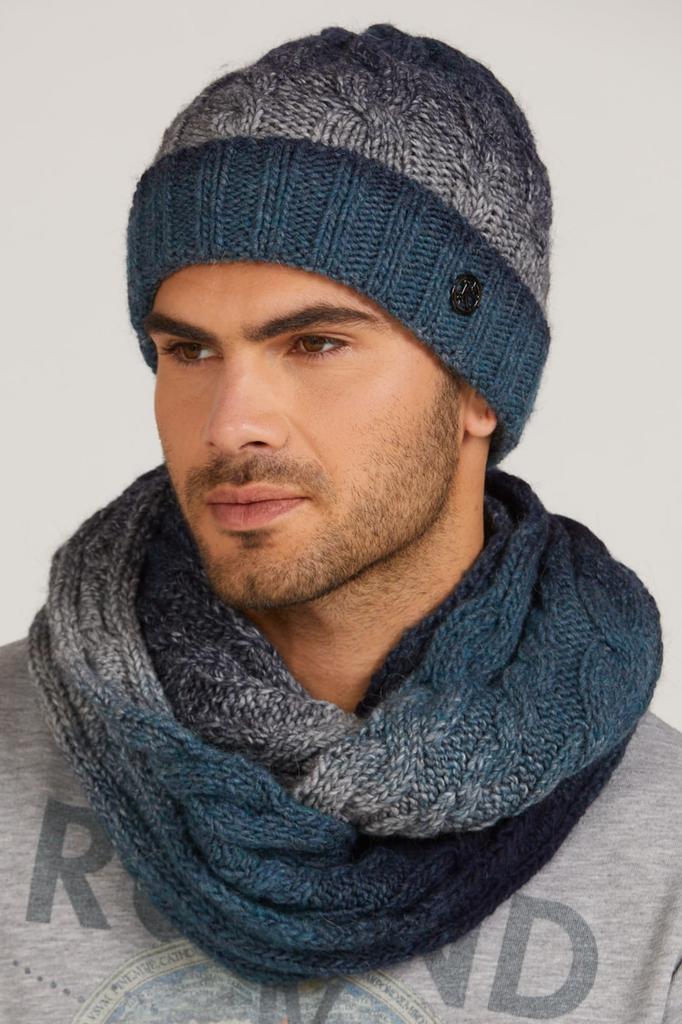 Rosario Men' Winter Hat in Shaded Blue