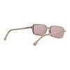 Fendi Logo Design Square Sunglasses Unisex Sunglasses Light-Brown FE40174F_60Z