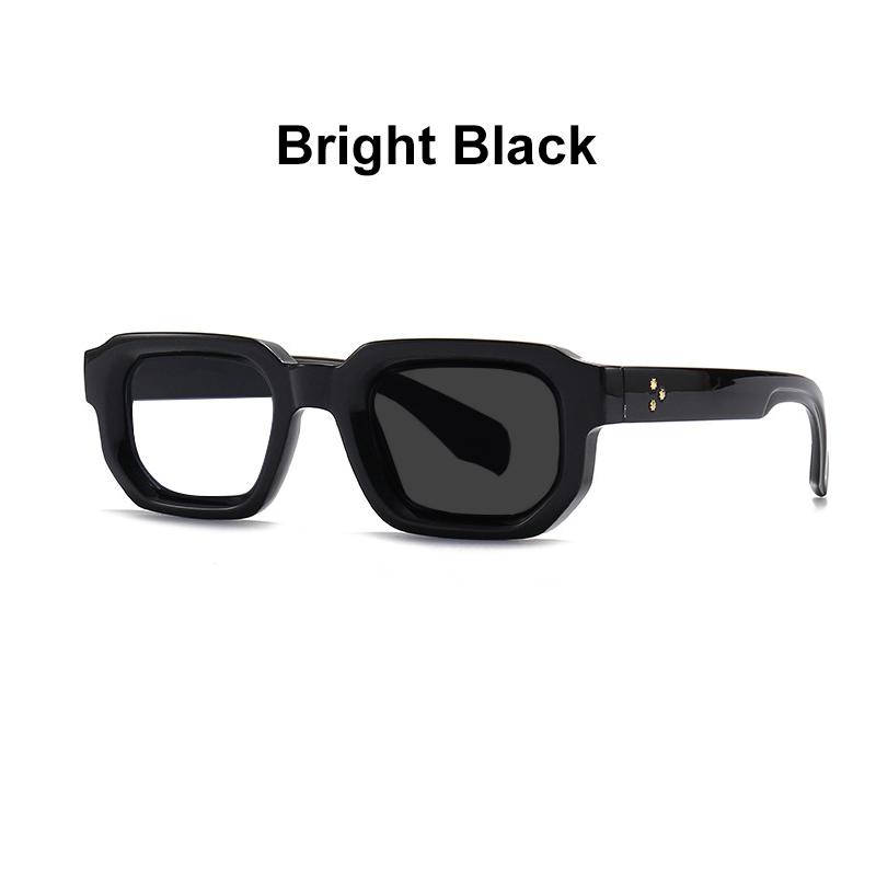 Brand Black Square Men's Glasses Frame Optical Anti Blue Light Reading Eyeglasses Retro Small Rivets Men's Presbyopia Glasses