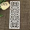 Rektangel Metal Udskæringsskabeloner DIY Scrapbog Baggrundspapir Kort Stencil