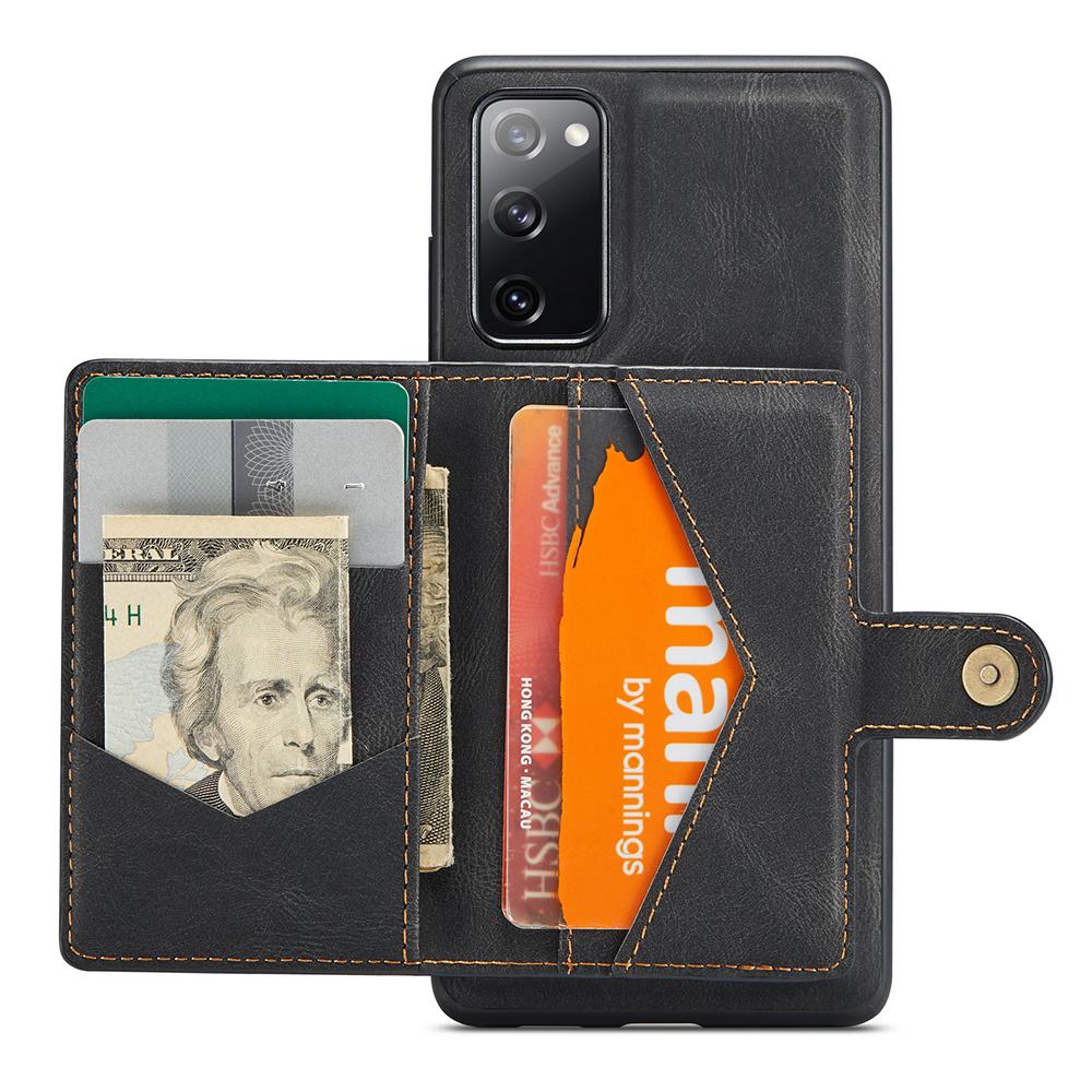 For Samsung Galaxy S20 FE 2022/S20 FE/S20 FE 5G/S20 Lite Case Retro Leather Detachable Back Cover