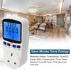 Household Energy Saving Electricity Usage Monitor Plug Power Meter Digital LCD Display Energy Watt Voltage Amps Meter