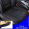Black Car Cover Seat Protector Cushion Front Cover PU Leather Deluxe Universal