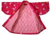 Chanchanko Hanten Hanten Kimono for Girls Rabbit Pattern Pink Quilt Back Size 90cm 100cm 110cm 120cm Made In Japan Children's (100cm)