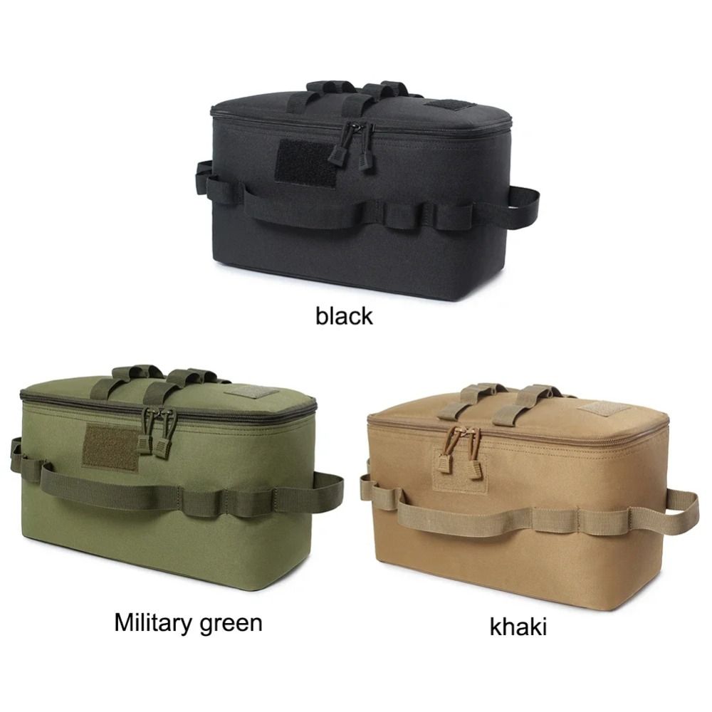 Secure and Convenient Camping Picnic Bag High-capacity Stove Canister Carry Bag  Road Trip Travel