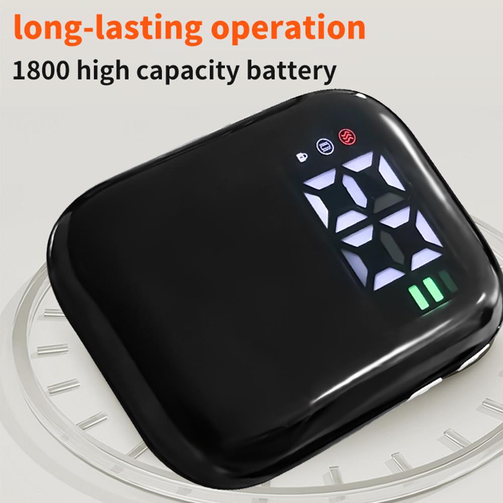 Electric Waist Massager Vibration Hot Compress Lumbar Brace Belt Heating Waist Massage Back Support Relax