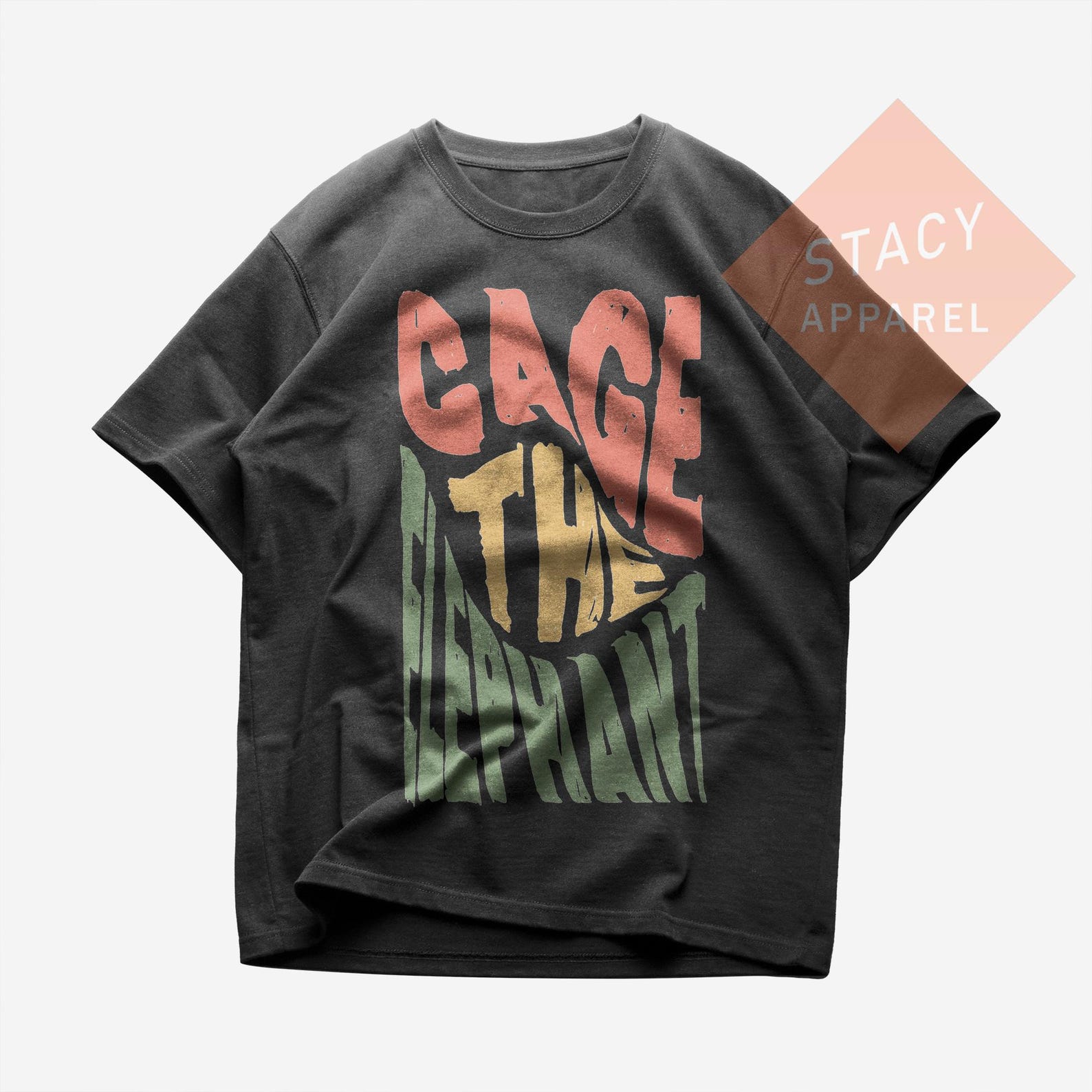 Limited Cage the Elephant Tee - CTE Unisex Heavy Cotton T-Shirt 4XL