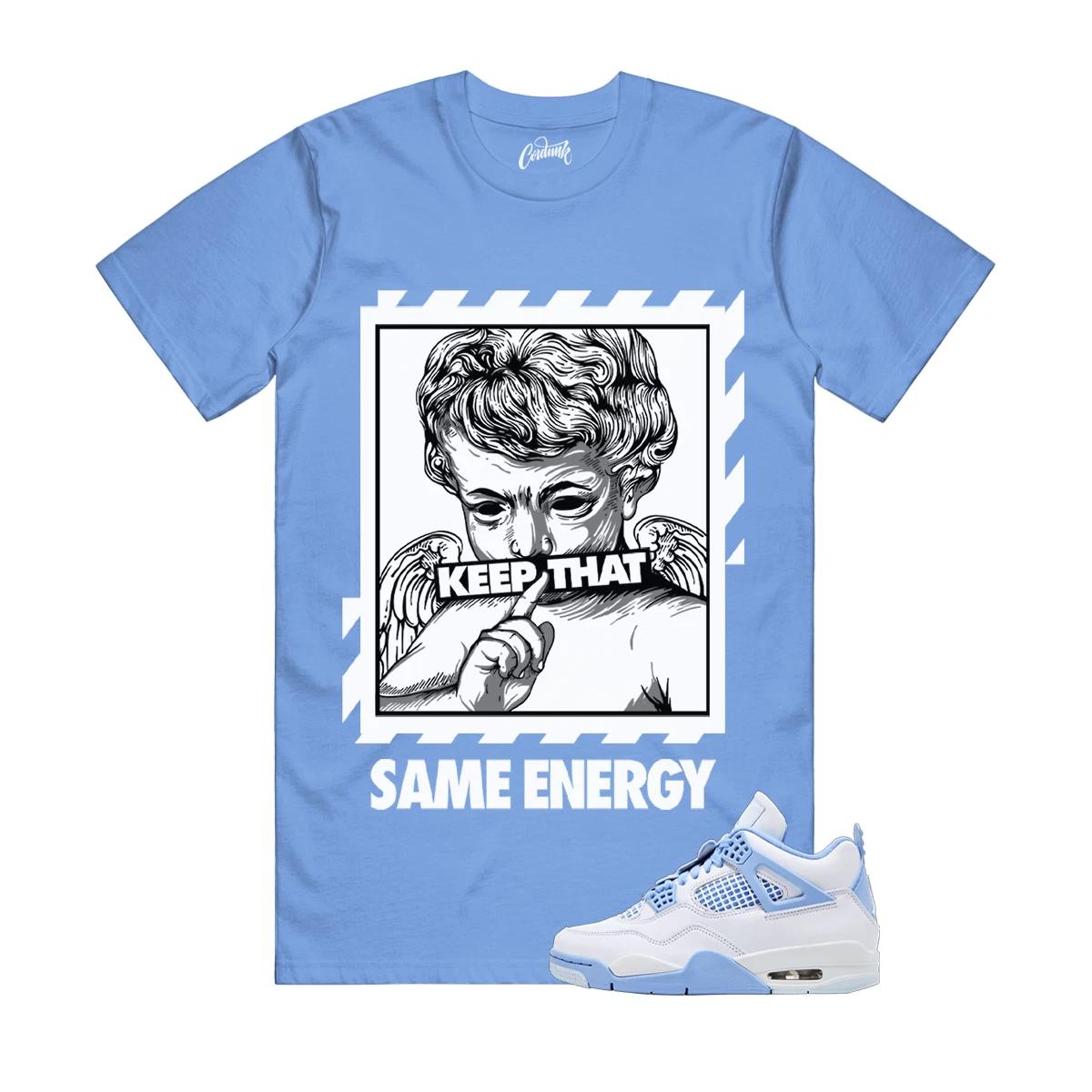

4 Forget Me Not White Aluminum Blue Tint Carolina T Shirt Match ENERGY M
