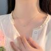 Simple Meteor Necklace for Women, Exquisite, Light, Luxury, and High Grade Line Collar Chain Neck