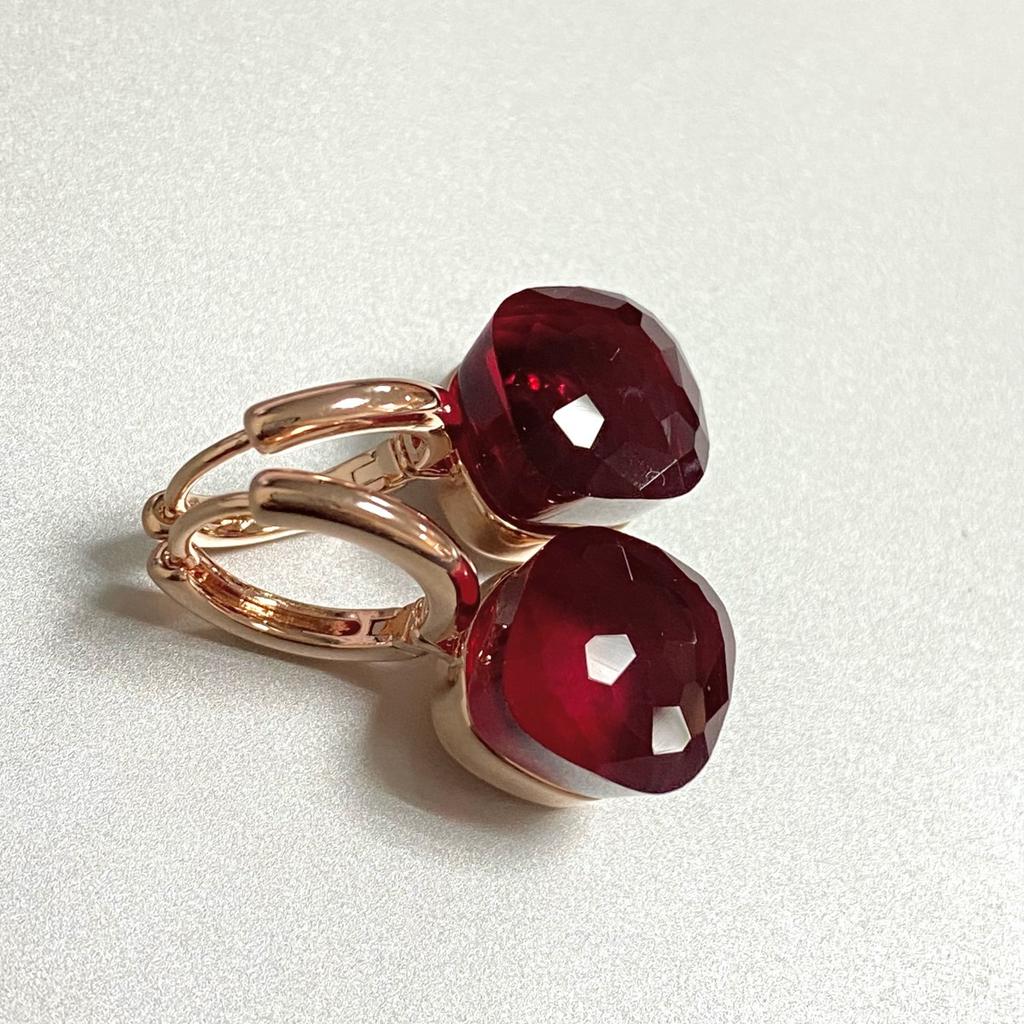Classic Crystal Earrings Candy Square Earrings Platinum Plated Water Drop Candy Earrings Women Crystal Jewelry Gift