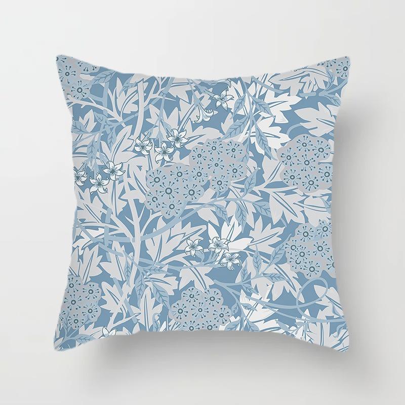 

Простая скандинавская подушка с изображением цветка растения для дивана, наволочка для сна, прикроватная наволочка для офиса 40x40cm