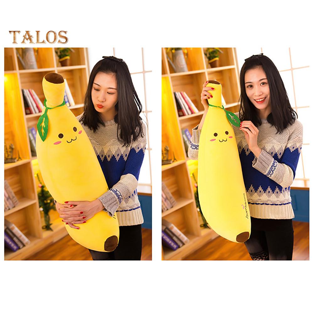 B&K Cartoon Banana Stuffed Plush Doll Children Toy Sofa Pillow Decor Birthday Gift