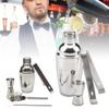 Steel 550ml Stainless Cocktail Shaker Set Wine Filter Cocktail Spoon Ice Tongs