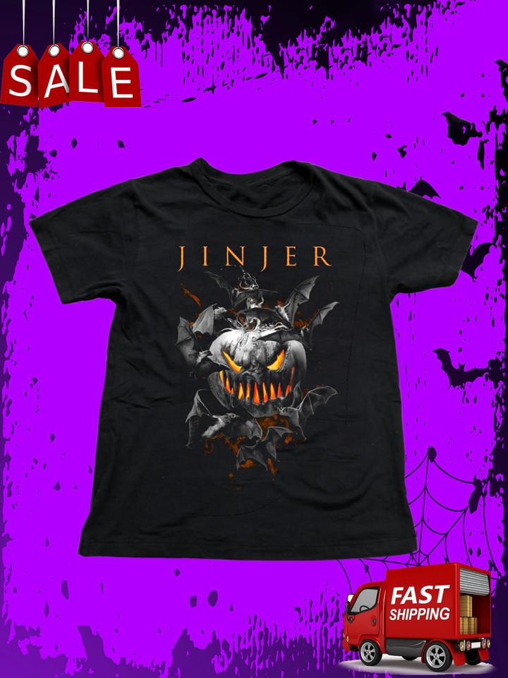 

Rare JINJER Band Happy Halloween Collection Gift For Fan S to 4XL T-Shirt Tops Tee M