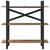 Vintage Wood Bookshelf 100 x 33.5 x 102 cm Engineered Wood