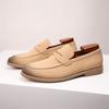 Marca de Moda Hombre Zapatos de Ante de Piel de Vaca Mocasines Slip on Formal Zapatos de Vestir para Hombre Boda Oficina Zapatos Casuales