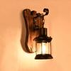 Vintage Industrial Wood Wall Lamp for Bar, Cafe, or Bedroom