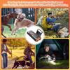 Professioneller Ultraschall-Hundeabweiser USB-wiederaufladbar HD-Display LED-Taschenlampe Bellenkontrolle Trainingsgerät Tragbar Outdoor