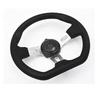 270 Mm Go Kart Steering Wheel 3 Spokes Vehicle PU Foam Interior