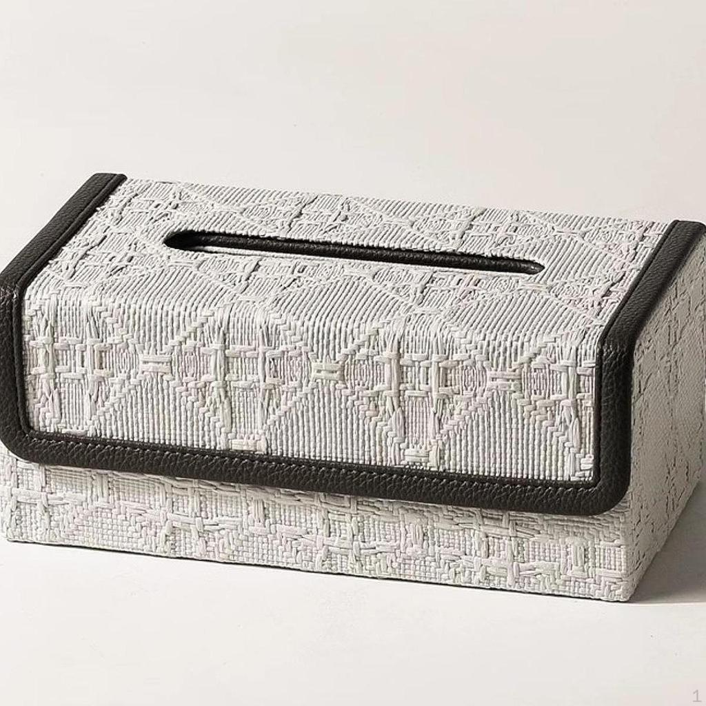 Modern Tissue Box Cover, Case Paper Holder Light Luxury Dispenser for