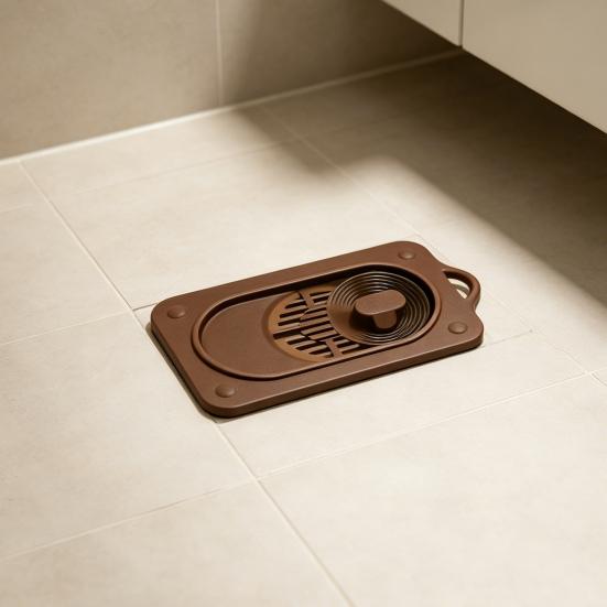 Floor Drain Cover Anti-Slip Anti-Splash Anti-Odor Double-Layer Easy Installation Silicone Bathroom Double-layer Drain Filter