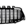 GT-Style Front Bumper Grille Fit Mercedes Benz A-Class W177 2019-2023 Black