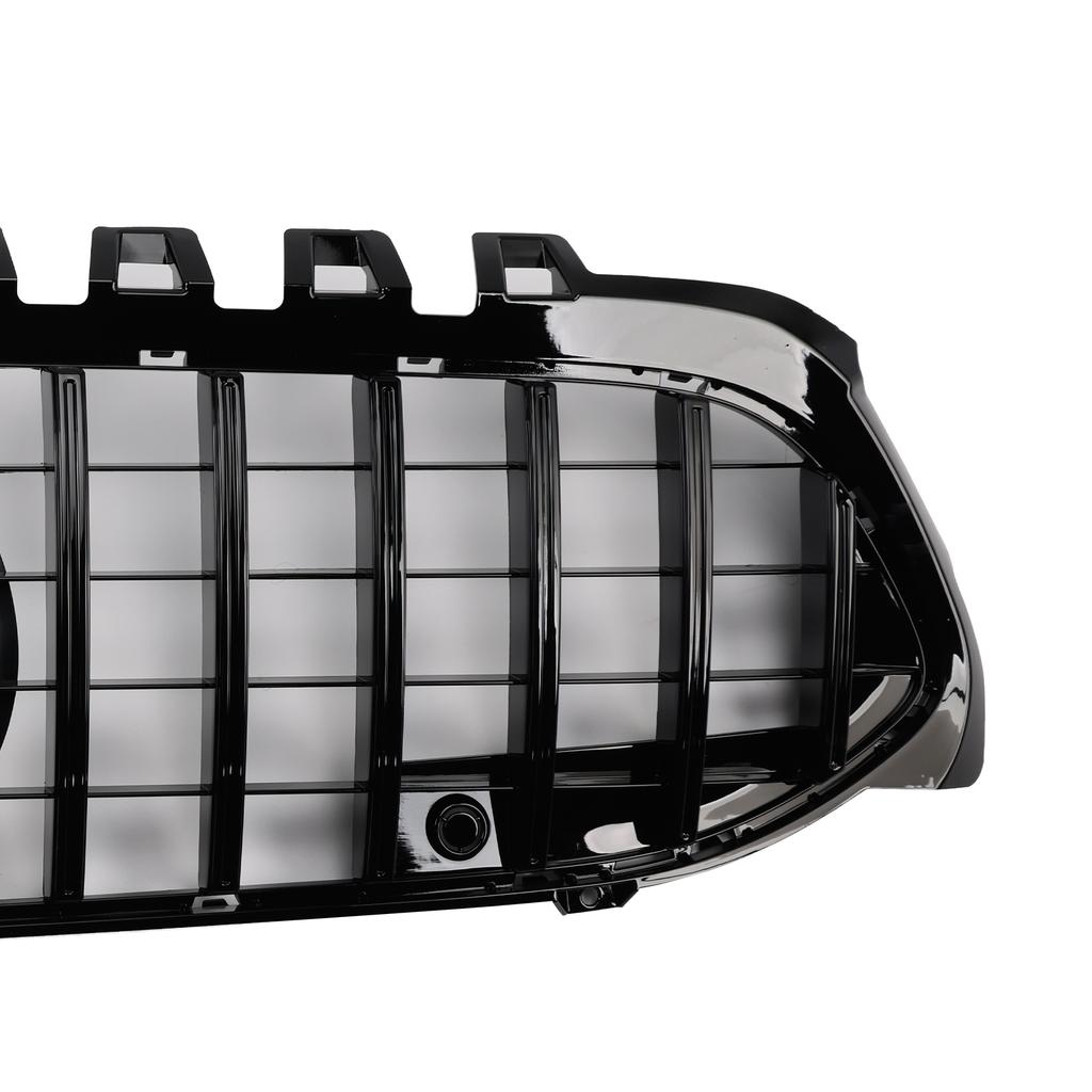 GT-Style Front Bumper Grille Fit Mercedes Benz A-Class W177 2019-2023 Black
