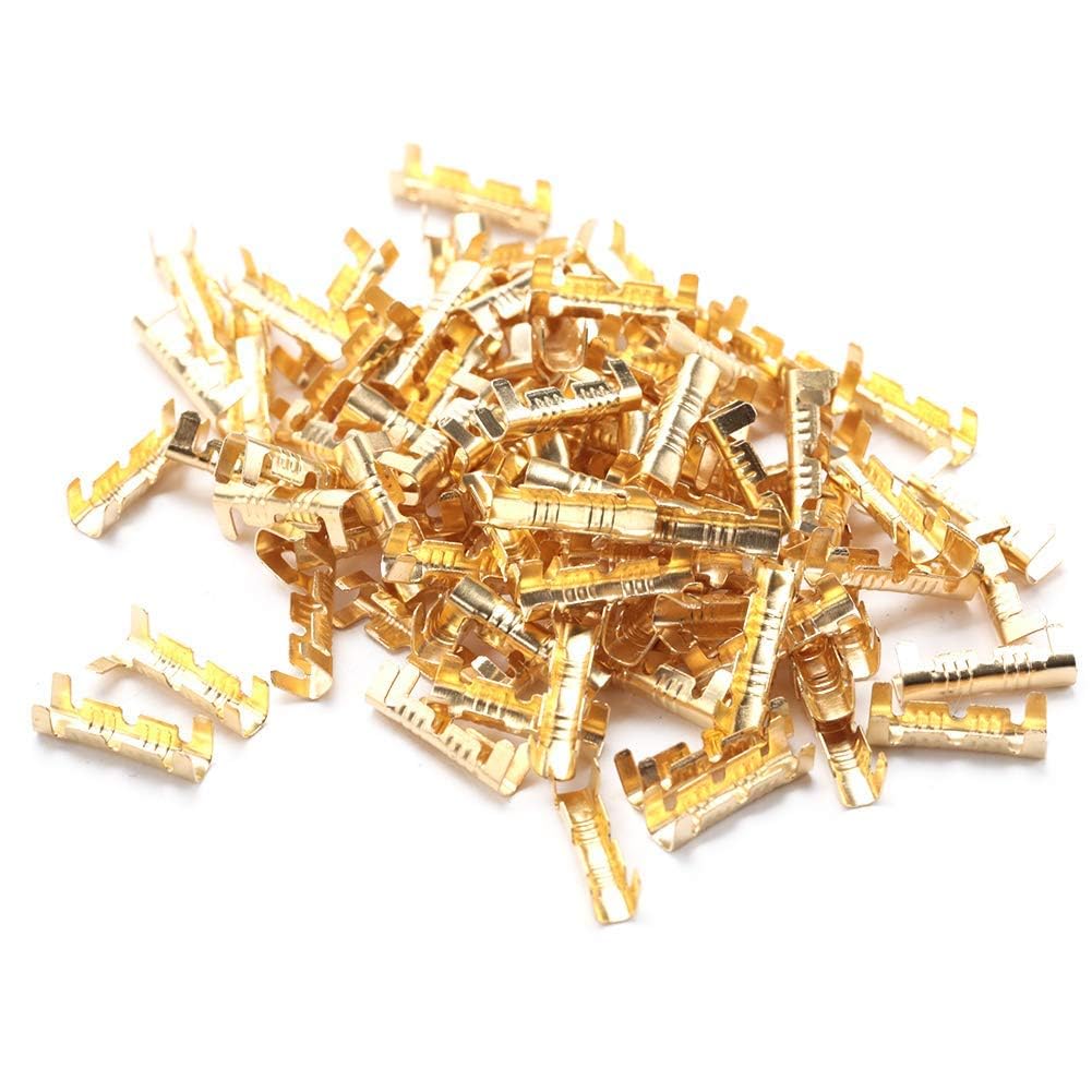 Aninako Crimp-Anschluss Gerade Linie Anschluss Verdrahtungsverarbeitung Einfache Bedienung Crimp-Anschluss DIY Set mit 100