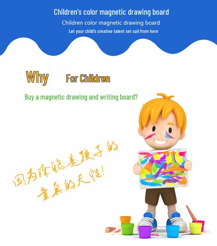 Children's Magnetic Doodle Board - Colorful, Educational Drawing Toy