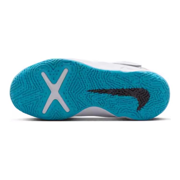 Nike Team Hustle D 10 Grey Blue Lightning (PS) Kids Sneakers White Wolf-Grey Black CW6736-104
