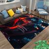 Naruto Carpet, Non-slip Office Chair Rug, Digital Print Home Area Rug, Unique Festival Decorations
