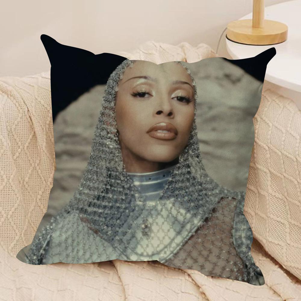 Singer DDoja CCat Cushion Cover Silky Short Plush DoubleSided Printed Pillow Case for Sofa All Seasons Home Decor Gift