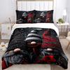 3Pcs Winter Gnome Trio Bedding Sets For All Sizes New 3D Printed Bed Cover Comforter Duvet Cover Pillowcase Bedroom Decoration