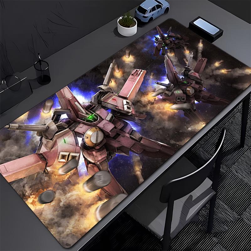Mouse Pad Rubber Table Gamer Desk Mat Computer Keyboard Pad Gaming Accessories M-mechanical Warrior G-gundam Mech Style Mousepad