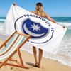 Portsmouth FC Art Print Beach Towel, Large Soft Quick Dry Towel for Beach Camping Swimming