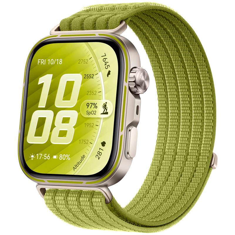 Pulseira de Laço Trançado de Nylon Para Huawei Watch Fit 5/Fit5 Pro Esportiva Confortável Respirável Pulseira de Pulso Para HUAWEI Fit 4Pro 4 3 Pulseira de Tecido
