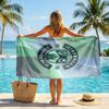 Hibernian FC Aufdruck Schnelltrocknendes Strandtuch Mikrofaser Saugfähig Tragbares Reise-Badetuch