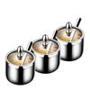 304 Stainless Steel Seasoning Jars with Bridge Rack