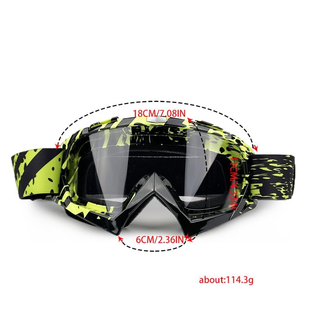 Newest Motorcycle Goggles For Men Motocross Sunglasses Safety Protective MX Night Vision Helmet Goggles Vintage Driving Glasses