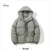 Men's Windproof Thickened Hooded Cotton Jacket - Warm and Loose Winter Coat