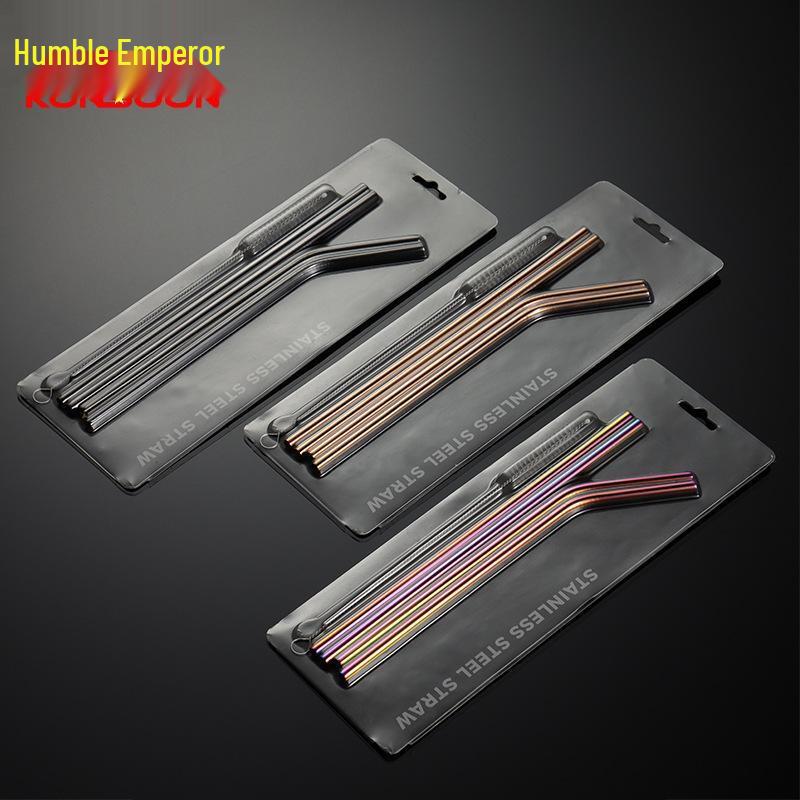 Qianxing Reusable Stainless Steel Straw Set