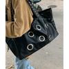 Bag Large Capacity Women's Tote Bag 2025 New Simple Black Shoulder Bag Versatile Commuter Armpit Bag