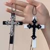 2025 New Charm Goth Large Cross Pendant Necklaces for Women Men Chains Choker Fashion Jewelry Accessories Y2K Punk Necklace Gift