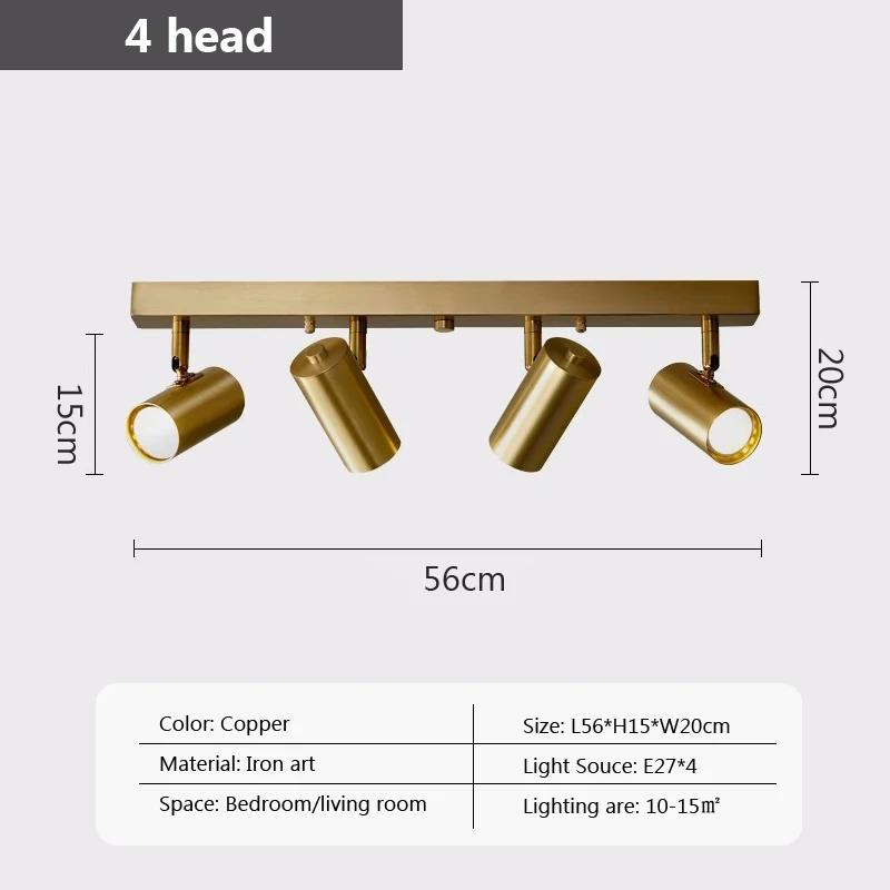Modern with Spotlights LED Ceiling Lights for Living Room Bedroom Aisle Gallery Cloakroom Lamp Indoor Lighting Fixture Luster