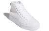 Nizza Wmns Adidas Originals Platform Mid 'Triple White' Donna FY2782