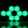 Neoglint 12PCS BT Connected RGB Hexagon Light Ambient Lamp Wall Decorative Lighting with Controller Supported Phones