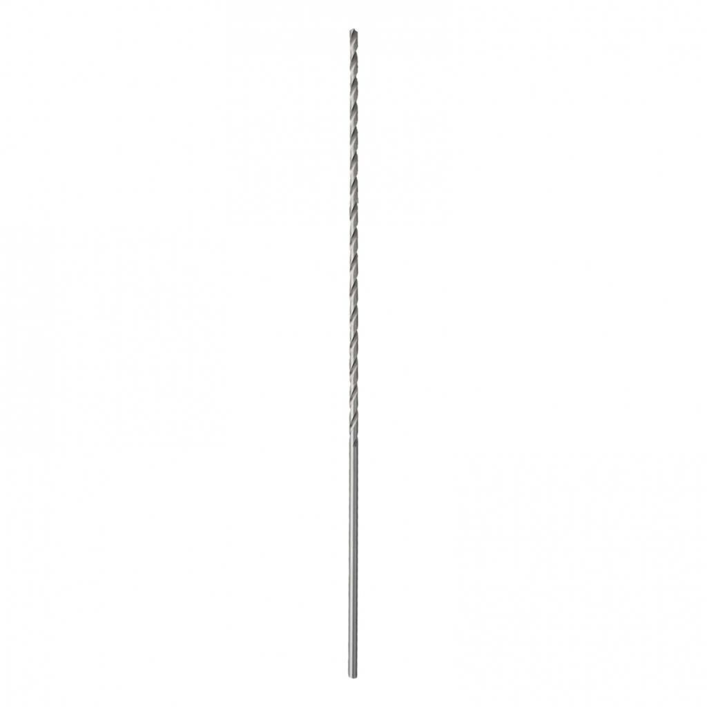 Extra dlouhé mini vrtáky do kovu HSS s válcovou stopkou 2–6 mm